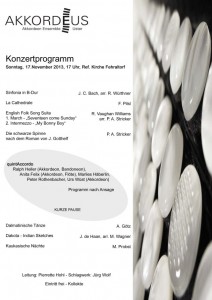 Nur Musikprogramm 2013